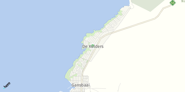 HERE Map of De Kelders, South Africa